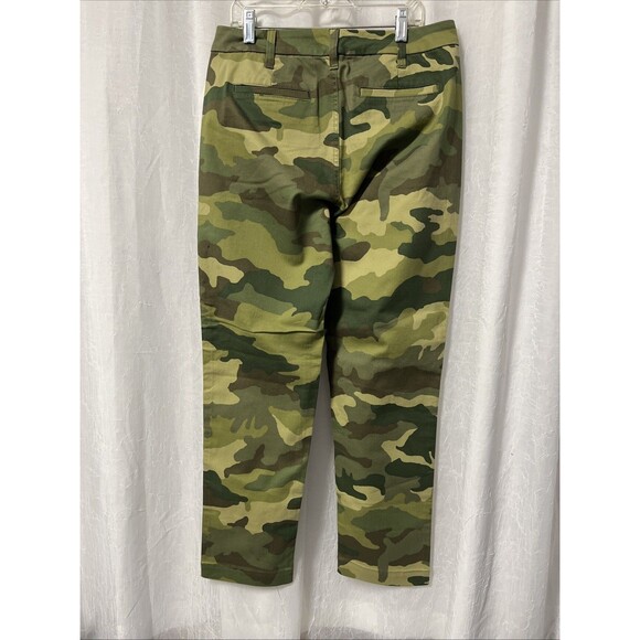 J. Crew Camo high-rise girlfriend chino pant Size 2 NWT - Picture 7 of 8